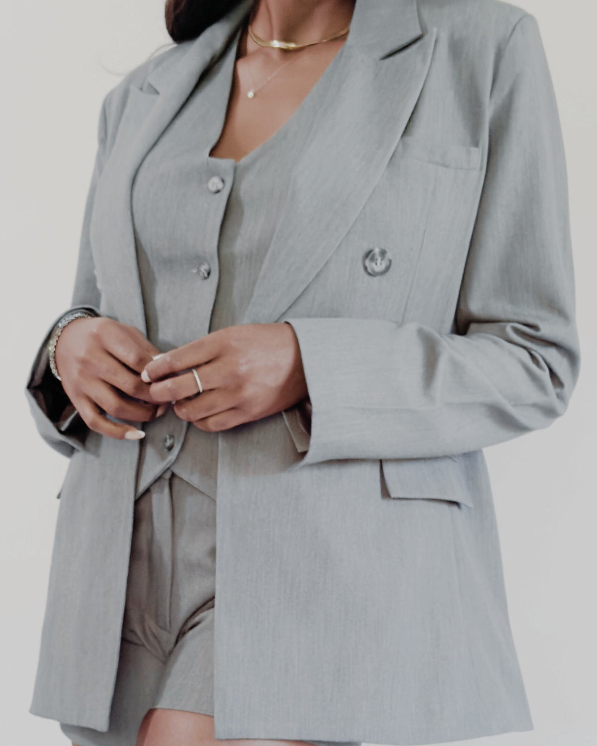 MODACCIO ARCHIVE BLAZER -Side- 3 Piece Set