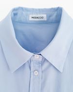 MODACCIO COTTON BUTTON-DOWN - Detail - Neck