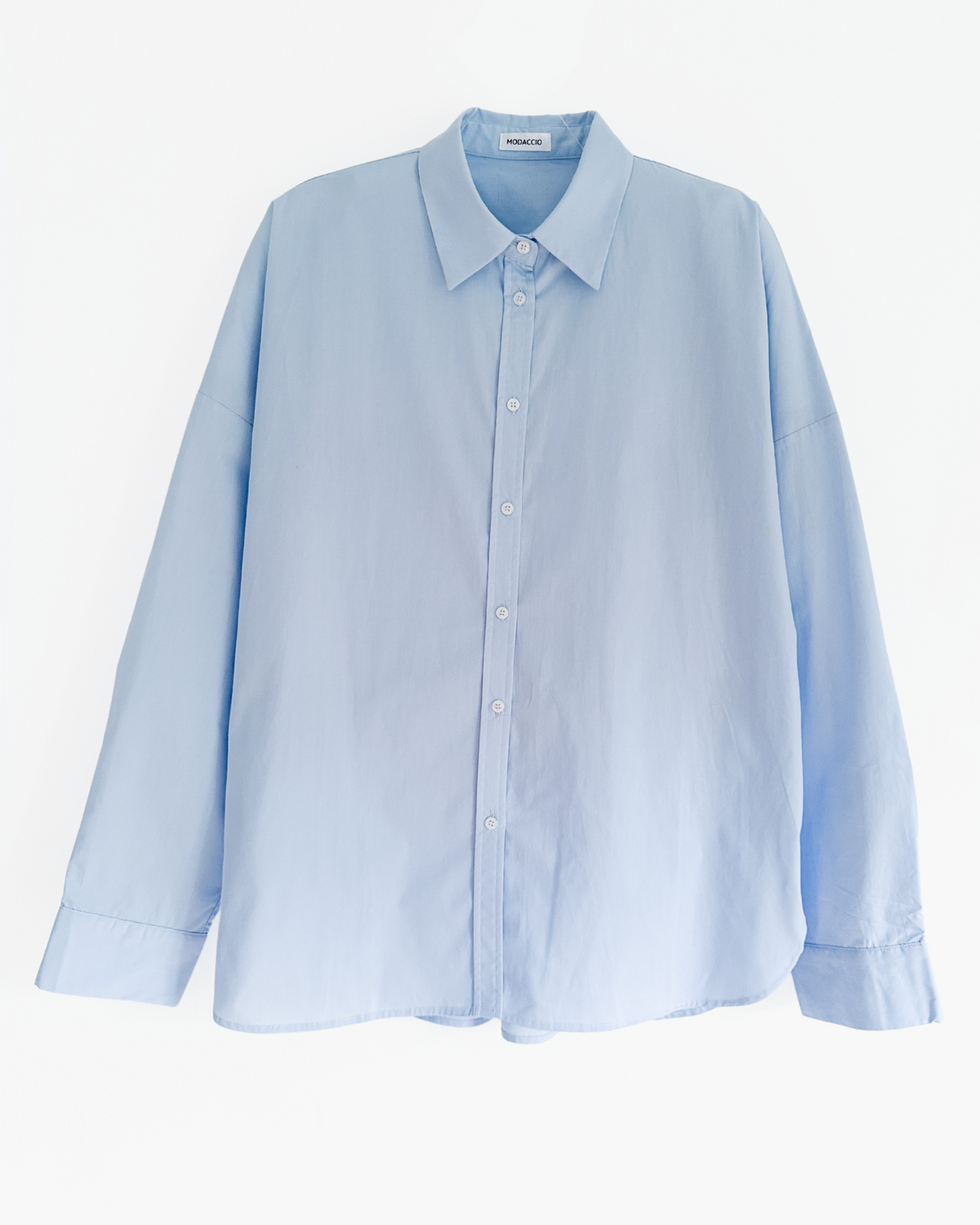 MODACCIO COTTON BUTTON-DOWN - Front - Flat