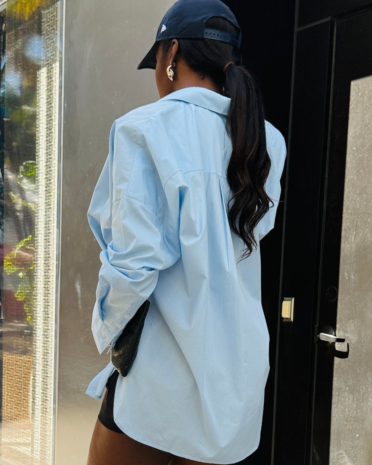 MODACCIO COTTON BUTTON-DOWN -Back