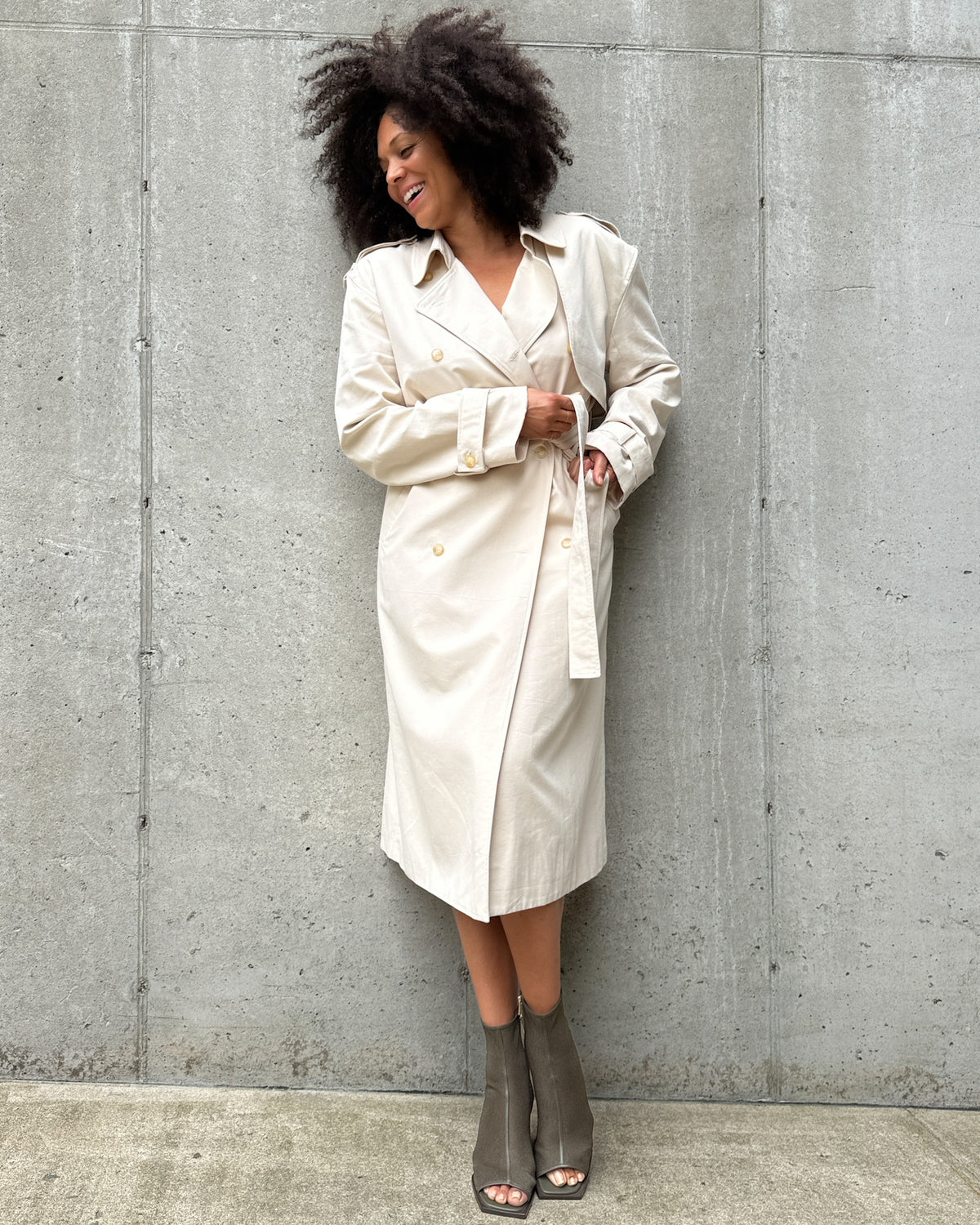MODACCIO OVERSIZED TRENCH