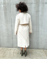 MODACCIO OVERSIZED TRENCH - Back