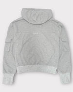 MODACCIO WAFFLE CARGO HOODIE - Back - Flat