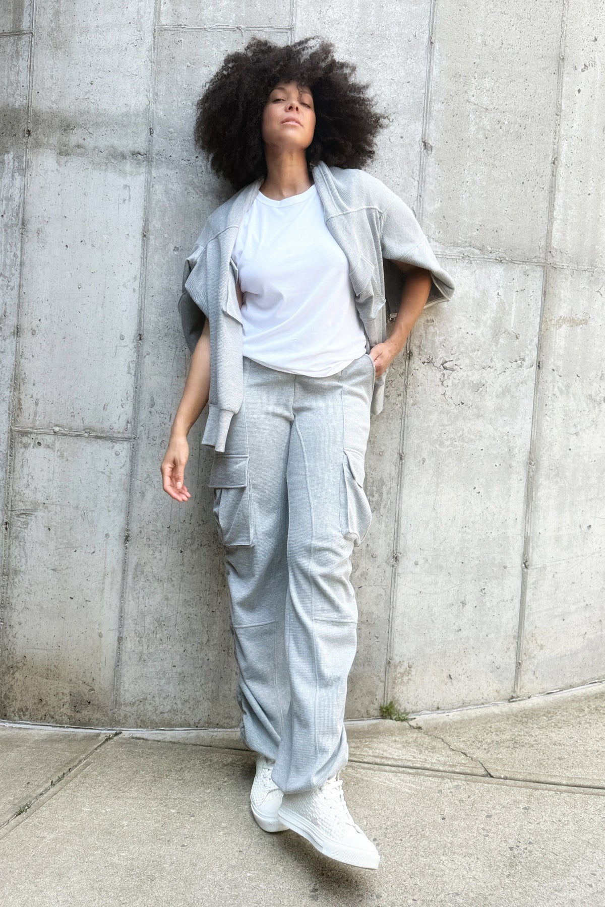 MODACCIO WAFFLE CARGO PANT 