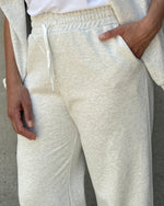 MODACCIO WIDE LEG SWEAT PANT - Front - Detail